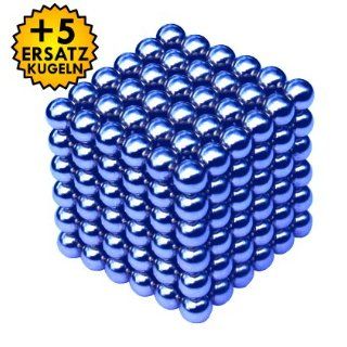 Mystique Neocube Blau 216 Magneten, 5mm, 3D Puzzle in Metalldosevon