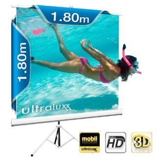 254 cm ULTRALUXX © randlose Stativleinwand 11 Format 