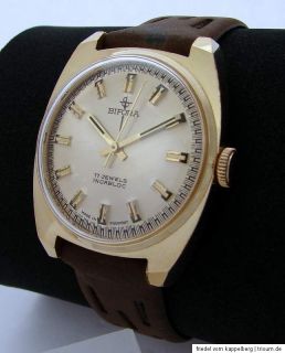 Bifora Made in Germany 17 Jewels Handaufzug Uhr vintage men gents
