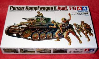 WWII deutscher German Panzer Kampfwagen II Ausf. F/G 135 Tamiya Neu