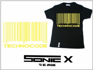 Shirt Hardstyle Neon Rave Sonic X Technocode