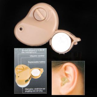 Mini Verstärkbar Hörgerät Hörhilfe Hörverstärker Set