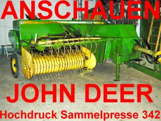  Hochdruckpresse BALLENSCHLEUDER Sammelpresse 342 Strohpresse Presse