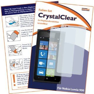 mumbi Displayschutzfolie Nokia Lumia 900 Schutzfolie CrystalClear
