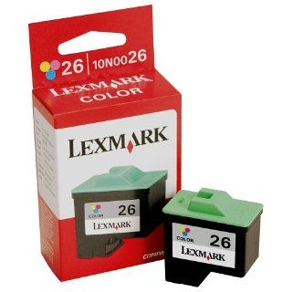 Lexmark Farbpatrone Nr.26 (Standardkapazität) Tinte farbig 275Seiten
