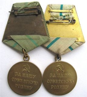 UdSSR Orden, 2x Medaillen Verteidigung Leningrads. WWII.