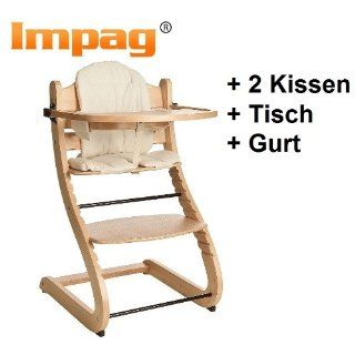 Kinderhochstuhl Treppenhochstuhl mit 2  Sitzkissen und abnehmbaren