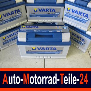 VARTA STARTERBATTERIE BLUE 595402080 12V 95Ah 800A L353mm B175mm