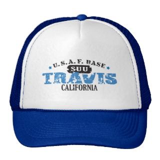Air Force Base   Travis, California Trucker Hat