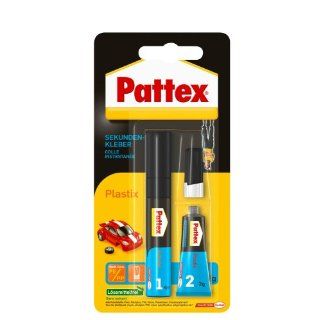 Pattex PSA1C Sekundenkleber Plastik flüssig 2 g   4 ml 