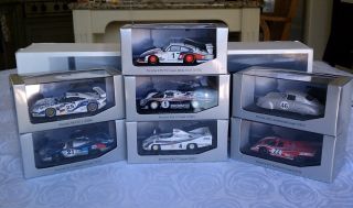 43 Porsche Le Mans History Series Model Set 911 917 956 356 936