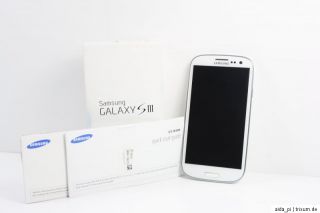 Samsung Galaxy S III GT I9300 16 GB   Marble White (Ohne Simlock