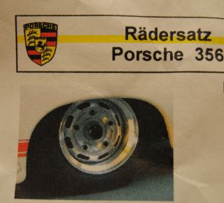 18 Porsche 356 Felgen Kit echt ALU, Alufelgen** Neu **