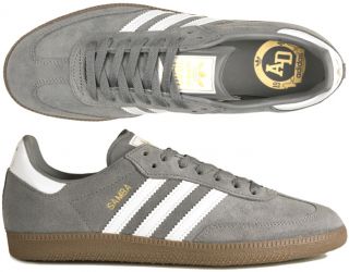 Adidas Schuhe Samba grey/white/gold gum grau (Spezial,Gazelle) 41,42