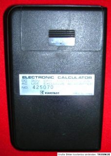 Karstadt K PM30 Taschenrechner LCD 70er Jahre Sammler
