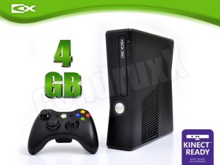 Microsoft XBOX 360 Konsole GO Slim 4GB BLACK Kinect Ready