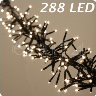 Lumineo LED Gruppenbeleuchtung, Aussen, 2.4 m, 288 Lichter, schwarzes