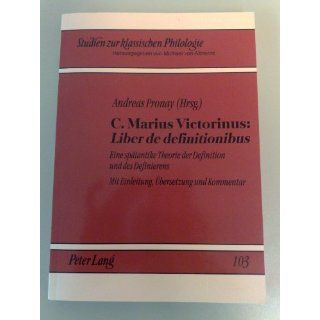 Marius Victorinus Liber de definitionibus (Eine spätantike