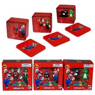 Super Mario Collector Tin 6 Figuren Set Spielzeug