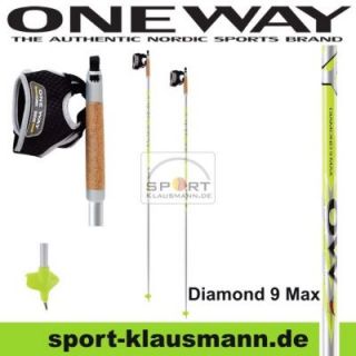 One Way Diamond 9 Max, Langlaufstöcke, NEU, 1 Paar