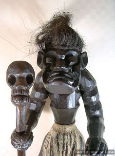 Schutzgeist 80cm Figur Afrika Voodoo Mann Holz Figuren
