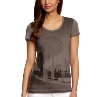 edc by ESPRIT Damen T Shirt 033CC1K051, Rundhals