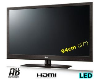 LG Full HD LED Fernseher 94cm 37 Zoll SAT Tuner TV LAN 100Hz HDMI USB
