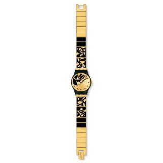 Swatch Damen Armbanduhr Golden Flowers LB168G Swatch 