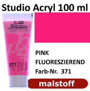 Acrylfarbe 100ml Pebeo Neonpink Neonfarbe Pink