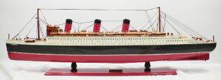 Holz Schiffsmodell Queen Mary, 100CM Modellschiff