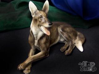 SCHAFERHUND WIEN KERAMOS Art Deco Keramik Hunde Hund Dogs Hundefigur