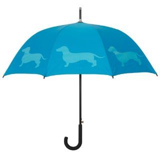 Dackel Dachshund Silhouette Hund Regenschirm Stockschirm