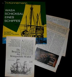 WASA   Schicksal eines Schiffes   Künnemann   1966 + Zeitungsartikel