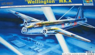 Trumpeter 01628 RAF Bomber Wellington Mk.X Kit 172