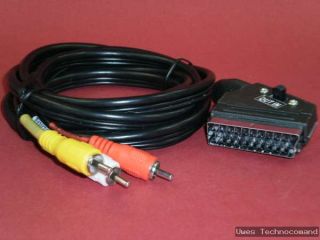 Audio Video/Scart Cinch Kabel/Adapter 5 m, 1,298€/m Schaltbar IN/OUT