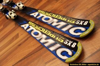 Atomic SX 8 Supercross Carving Ski Kinderski 140cm mit Atomic Race 275