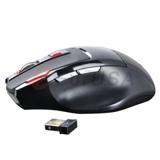 4GHz High Speed Wirless Gaming Optical Mouse Ergonomic for Laptop PC