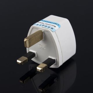 Universal AU US EU to UK AC Power Plug Travel Adapter Outlet Converter