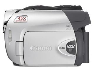 Canon DC330 Camcorder (DVD, 45 fach opt. Zoom, 6,9 cm (2,7 Zoll