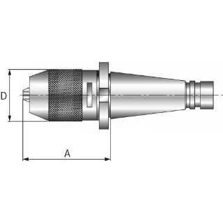 ALBRECHT Kurzbohrfutter ASL 1,5   16 mm SK 50 DIN 2080 