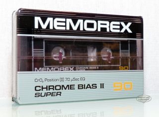 MEMOREX CBS II 90 aus 1985 high position Kassetten tape cassette NEW