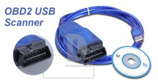 VAGCOM USB KKL 409.1 Cable for AUDI Volkswagen OBD2 OBDII Car