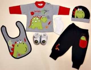 Babyset Dino Babykleidung 3372mar 6 teilig Bekleidung