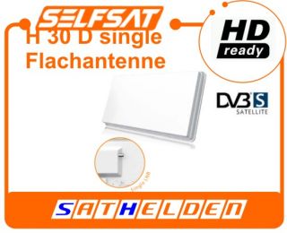 Selfsat H30D H 30 D single Sat Flachantenne Spiegel NEU