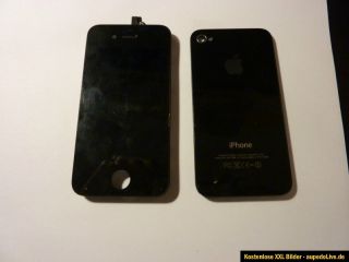 Original iPhone 4 Touchscreen Frontcover Glas Digitizer + Backcover