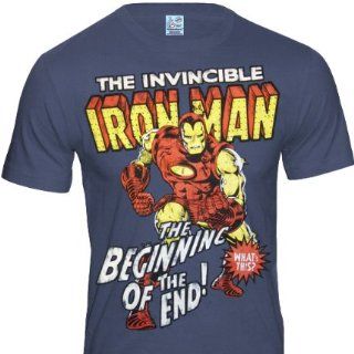 LOGOSHRT Marvel Comic Herren T Shirt THE INVINCIBLE IRON MAN   STONE