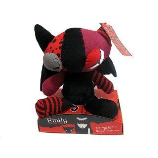 Emily the Strange Plüschfigur Jinx Fledermaus Patchwork 