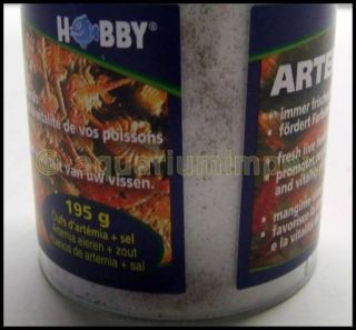 Hobby Artemix Artemia Eier + Salz 195g Verhältnisgenaue Mischung