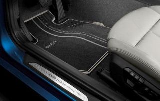 orig. BMW 1er F20 Fußmatten Textil mit Trittschutz Urban hinten