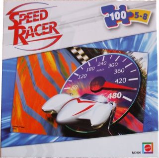 100 Teile Speed Racer Mattel Jungen 5   8 Jahre 286 x 419 mm